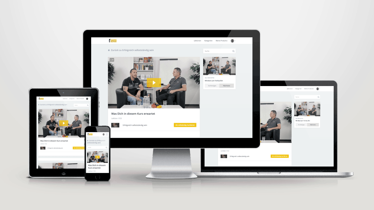 Erfolgreich selbstständig sein - Der Kurs mit Calvin Hollywood und Dirk Kreuter